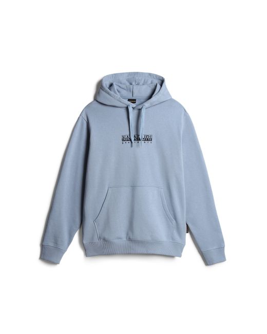 Napapijri Blue Box Logo Hoodie for men