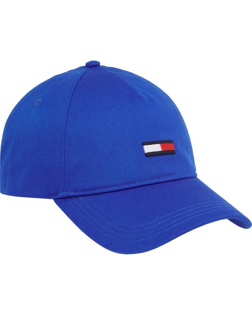 Tommy Hilfiger Blue Embroidered Flag Baseball Cap