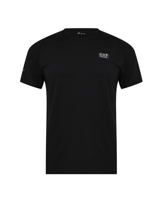 EA7 Black Box Logo T-Shirt for men