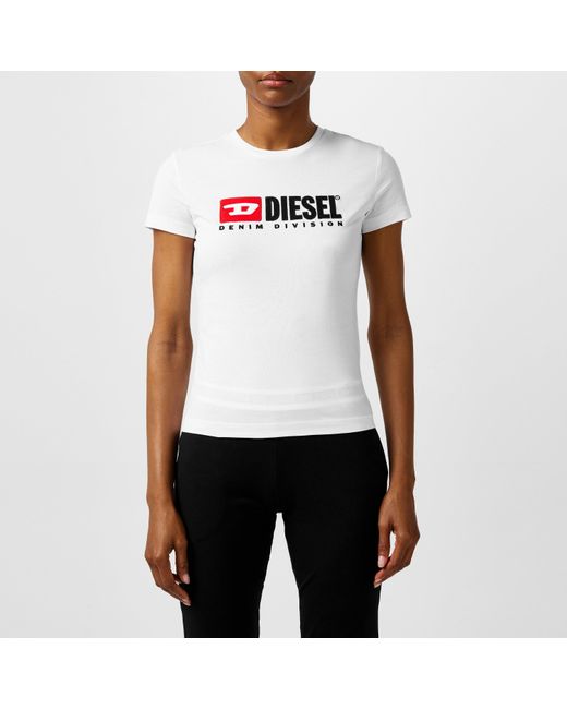 DIESEL White T Diegor Div T Shirt