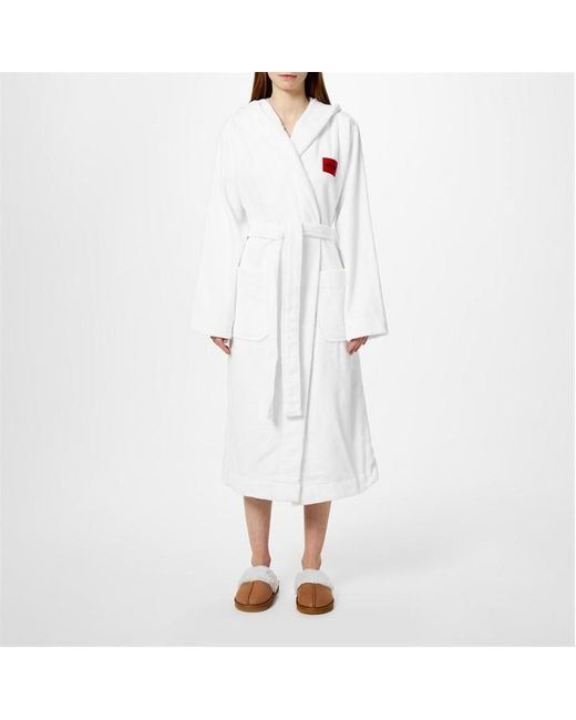 HUGO White Towel Robe