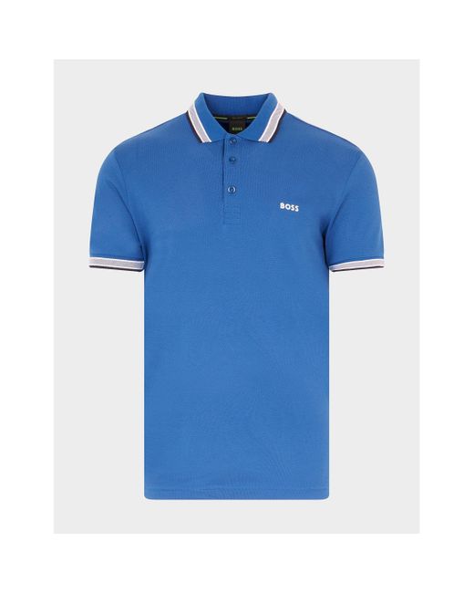 Boss Blue Hugo Paddy Polo Shirt for men