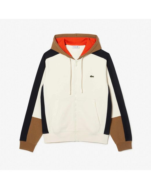 Lacoste Natural Colour Block Sweatshirt for men