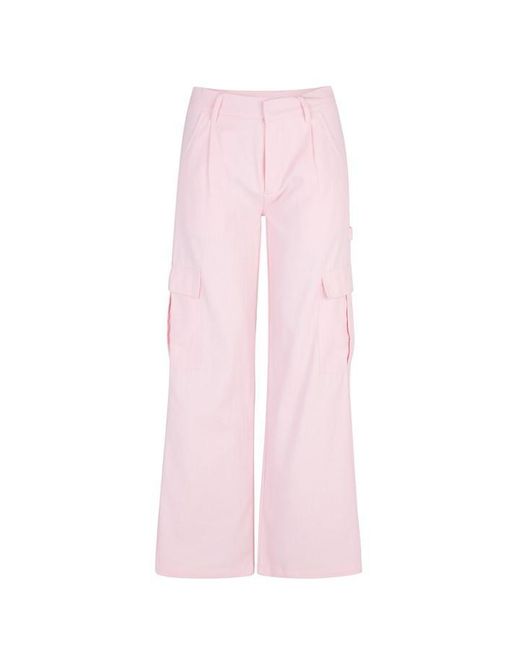 Daisy Street Pink Cargo Trousers