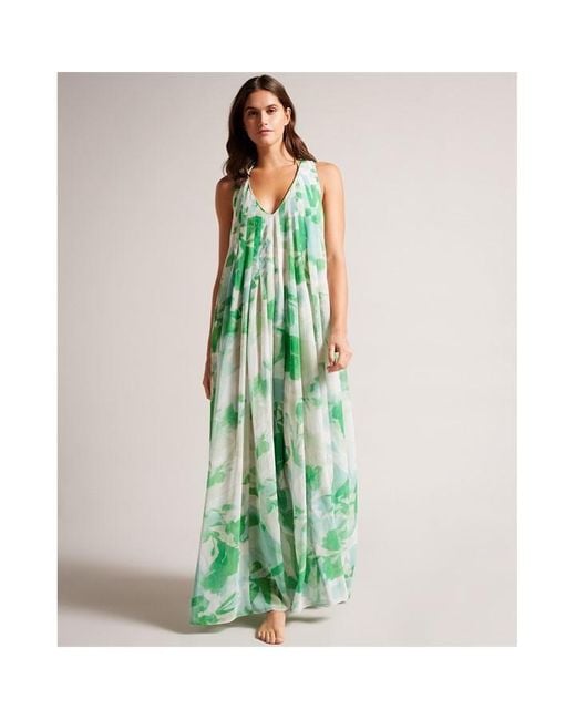 Ted Baker Green Ted Milasan Cover Up Ld99