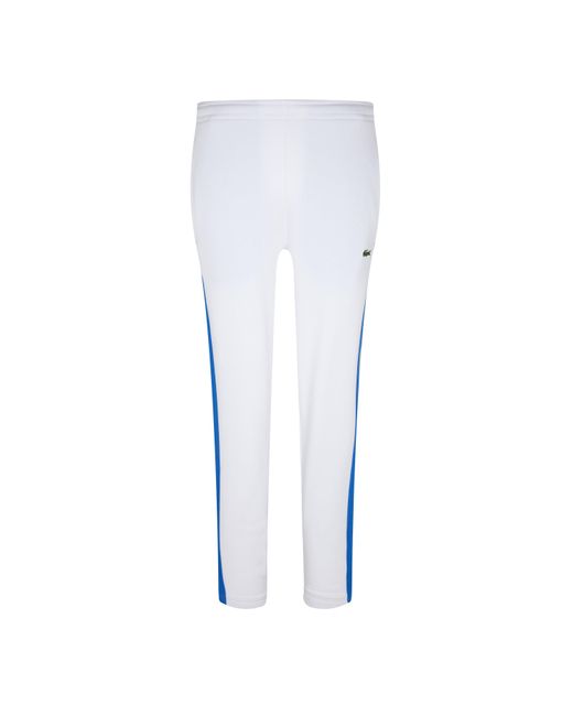 Lacoste White Cotton Trackpants for men