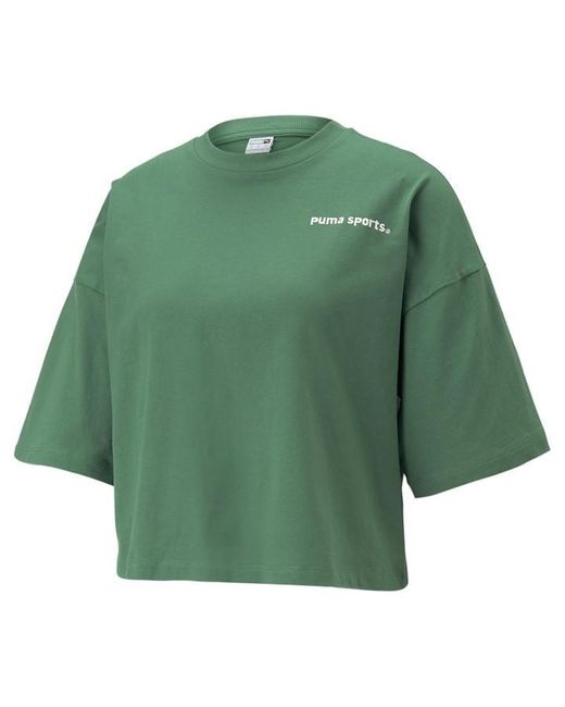 PUMA Green Sps Graphic T-shirt