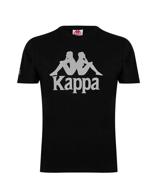 Kappa Black Authentic Logo T Shirt for men