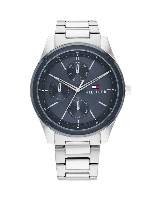 Tommy Hilfiger Blue Stainless Steel Watch for men