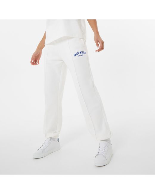 Jack Wills White Jw Varsity Jogging Pants