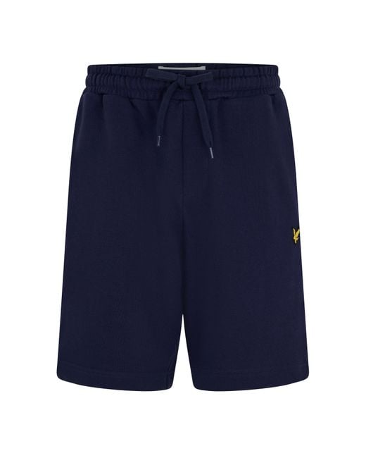 Lyle & Scott Blue Lyle Sweat Short Sn99 for men