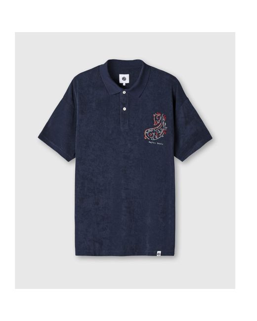 Pretty Green Blue Pretty Pg Griggs Twl Polo for men