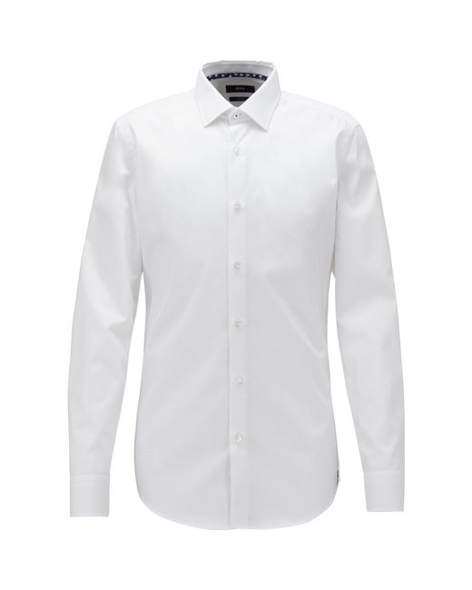 Boss White Boss Jesse Poplin Shirt for men