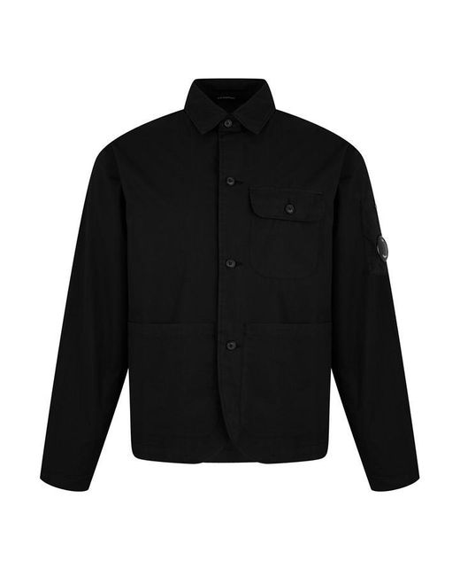 C P Company Black Cp Gab Shirt Sn42 for men