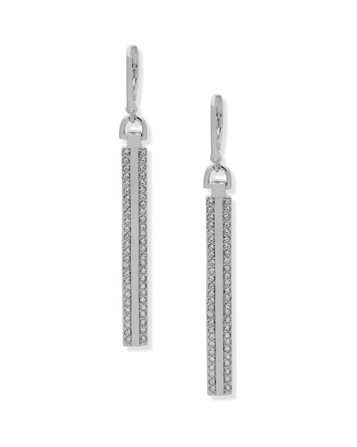 DKNY White Jwl Pave Linear