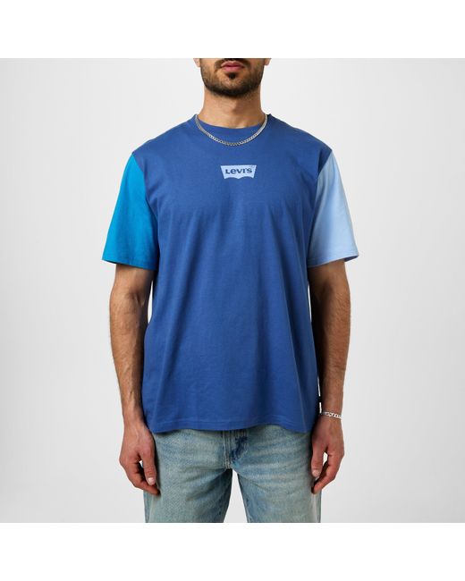 Levi's Blue Varsity Circle T Shirt for men