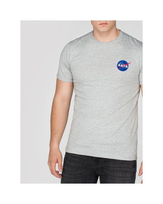 Alpha Industries Gray Space Shuttle T for men