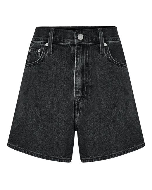 Levi's Black High Loose Shorts