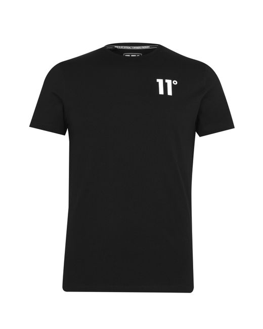 11 Degrees Black Core T Shirt for men