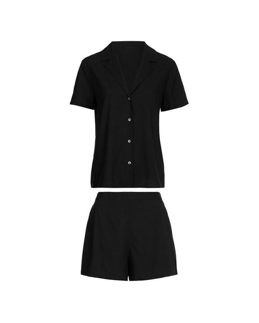 Calvin Klein Black Short Sleeve Pyjama Set