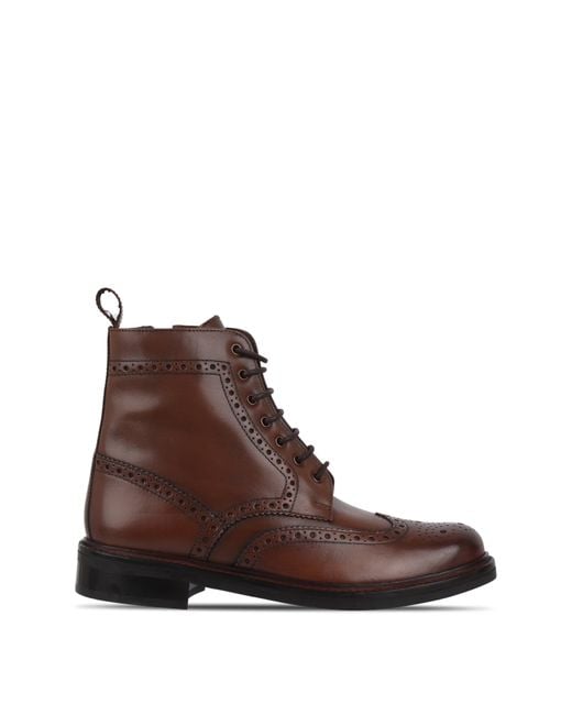 Firetrap Brown Brogue Boot Sn54 for men