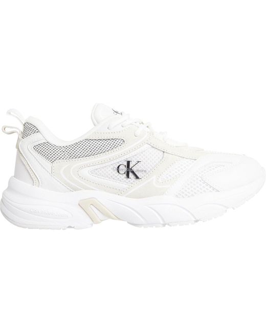 Calvin Klein White Tennis Runners