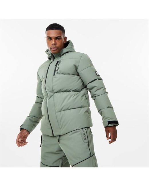 Mens puffer store ski jacket
