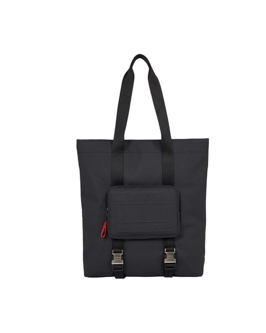 Tommy Hilfiger Black Street Trek Tote Bag for men