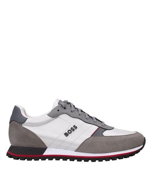 Boss Gray Parkour Runner Style Trainers for men