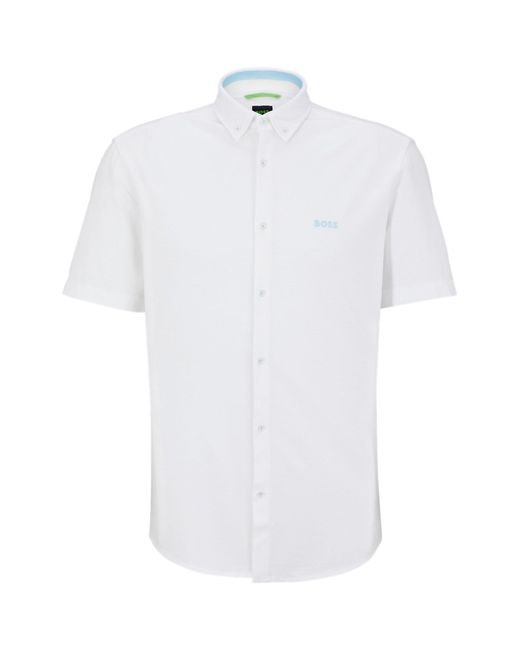 Boss White Biada Shirt for men