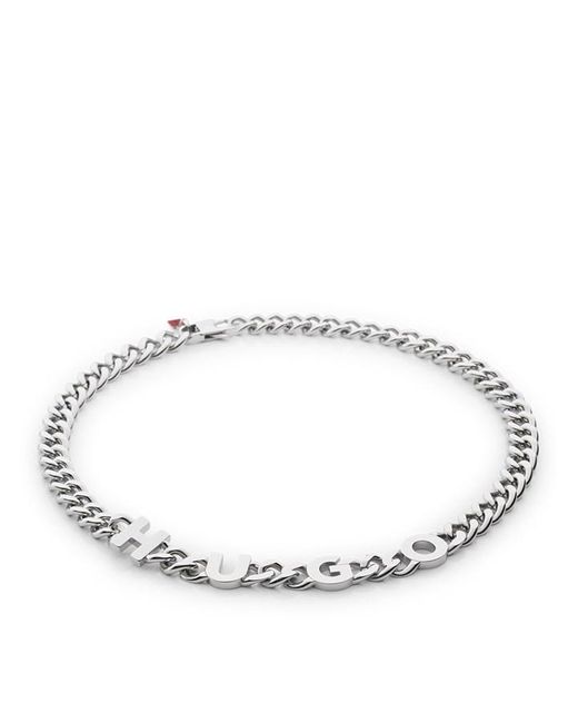 HUGO Metallic E-chain Necklace for men