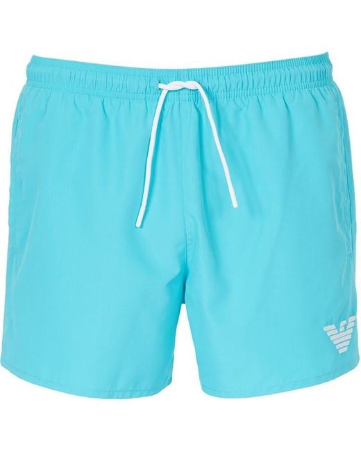 Emporio Armani Blue Essential Swim Shorts for men
