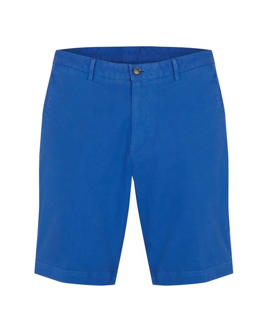 Boss Blue Slice Slim Fit Shorts for men