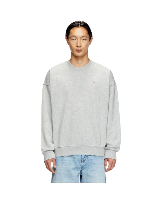 DIESEL Gray S Rob Doval Pj Sweatshirt for men