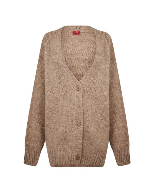 HUGO Brown Samirendan Cardigan