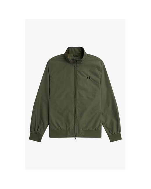 Fred Perry Green Brentham Jacket for men