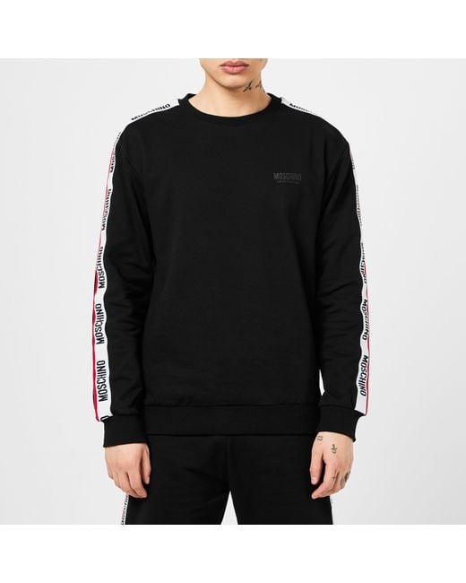 Moschino Black U Sweater for men