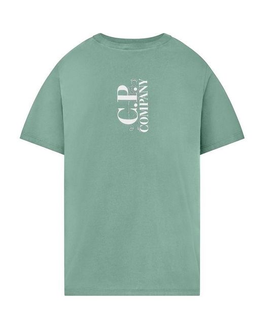 C P Company Green British Sailor T-shirt for men