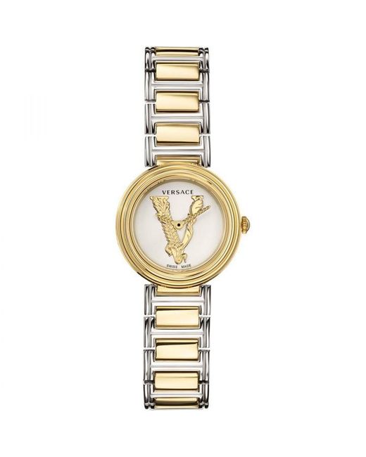 Versace Metallic Ladies Virtus Mini Watch Vet300721