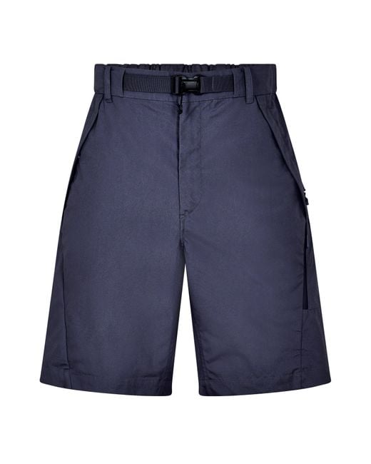 C P Company Blue Bermuda Cargo Shorts for men