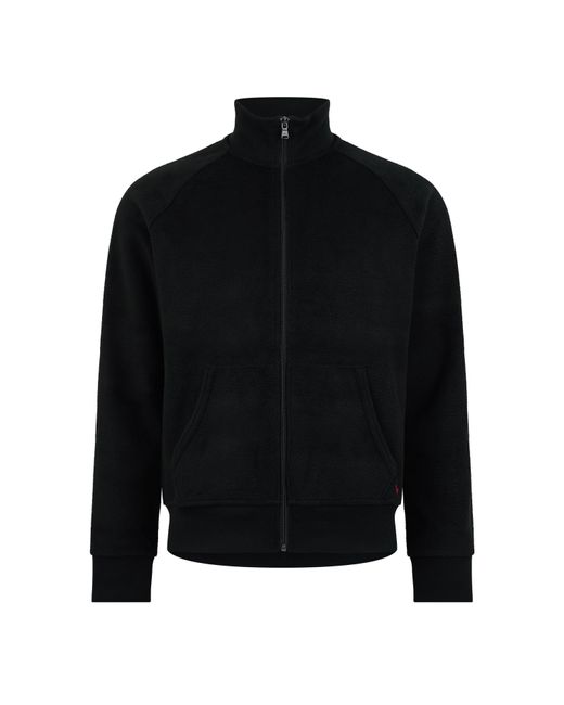 Ralph Lauren Black Full Zip Fleece Top for men