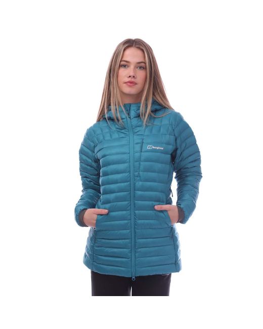 Berghaus Bynack Down Hooded Jacket in Blue Lyst UK