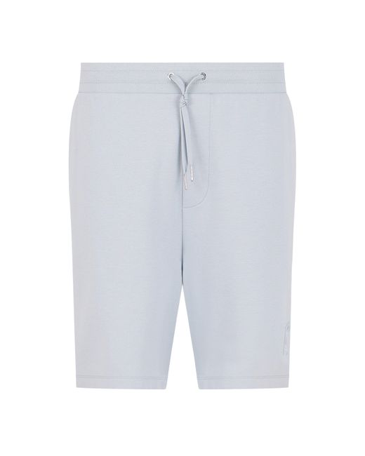 ARMANI EXCHANGE Blue Outline Shorts for men