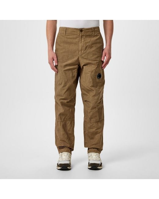 C P Company Natural Ba Tic Light Cargo Trousers for men