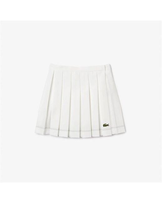 Lacoste White Tennis Skirt