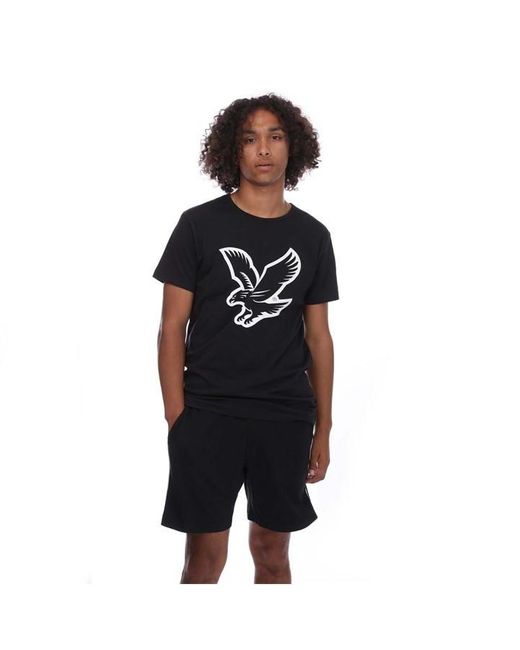 Lyle & Scott Black Lounge T-shirt & Short Pack for men