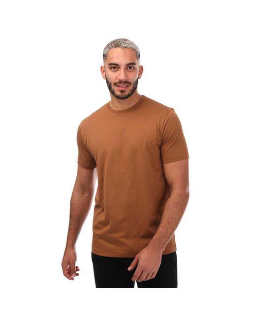 Sunspel Brown Classic T-shirt for men