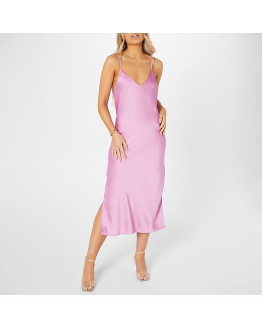 Boss Pink Dechana Slip Dress