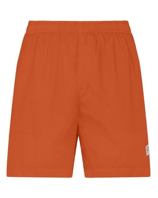 C P Company Orange Flatt Swim Shorts for men