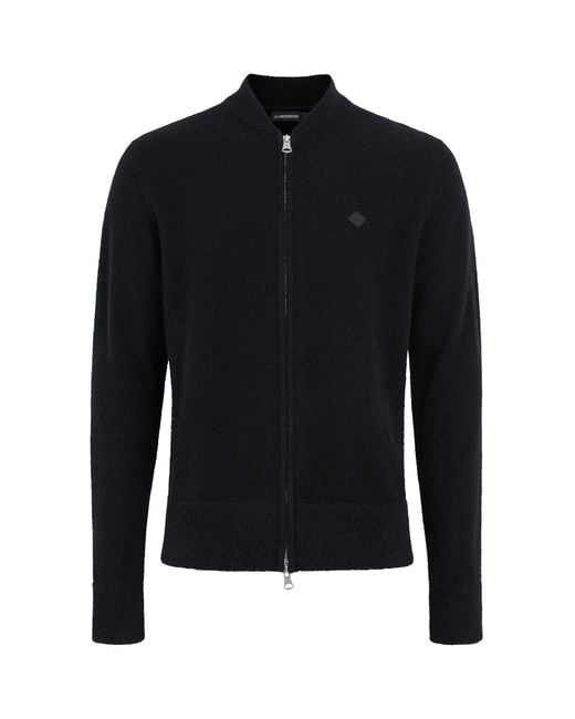 J.Lindeberg Black Yousin Merino Top for men